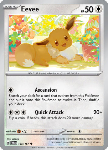 Eevee (135/167) [Scarlet & Violet: Twilight Masquerade] - The Mythic Store | 24h Order Processing