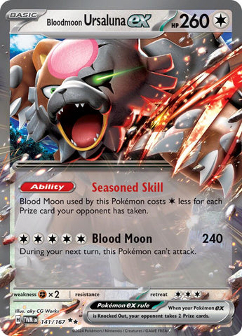 Bloodmoon Ursaluna ex (141/167) [Scarlet & Violet: Twilight Masquerade] - The Mythic Store | 24h Order Processing