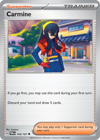Carmine (145/167) [Scarlet & Violet: Twilight Masquerade] - The Mythic Store | 24h Order Processing