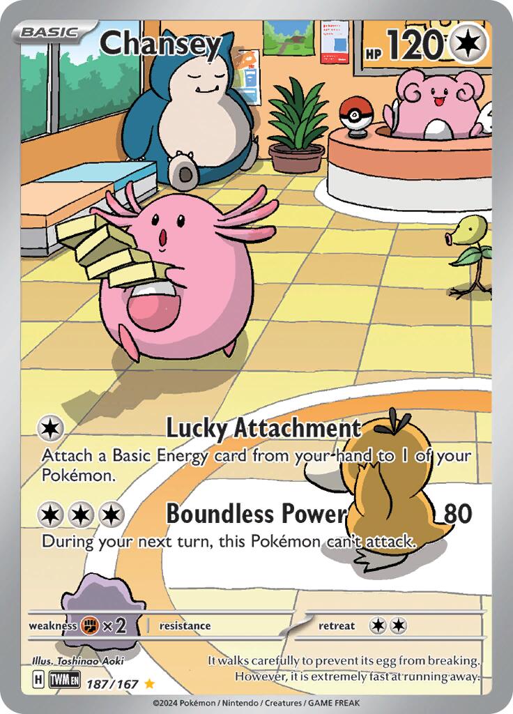 Chansey (187/167) [Scarlet & Violet: Twilight Masquerade] - The Mythic Store | 24h Order Processing