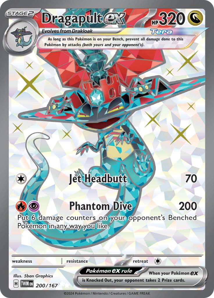 Dragapult ex (200/167) [Scarlet & Violet: Twilight Masquerade] - The Mythic Store | 24h Order Processing