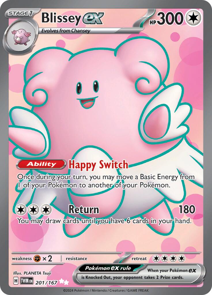 Blissey ex (201/167) [Scarlet & Violet: Twilight Masquerade] - The Mythic Store | 24h Order Processing
