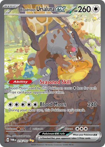 Bloodmoon Ursaluna ex (216/167) [Scarlet & Violet: Twilight Masquerade] - The Mythic Store | 24h Order Processing