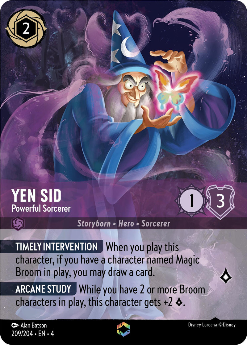 Yen Sid - Powerful Sorcerer (Enchanted) (209/204) [Ursula's Return] - The Mythic Store | 24h Order Processing