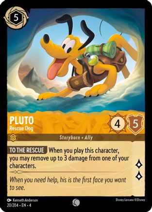 Pluto - Rescue Dog (20/204) [Ursula's Return] - The Mythic Store | 24h Order Processing