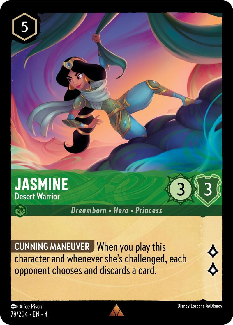 Jasmine - Desert Warrior (78/204) [Ursula's Return] - The Mythic Store | 24h Order Processing