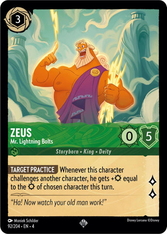 Zeus - Mr. Lightning Bolts (92/204) [Ursula's Return] - The Mythic Store | 24h Order Processing