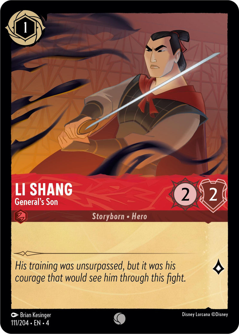 Li Shang - General's Son (111/204) [Ursula's Return] - The Mythic Store | 24h Order Processing