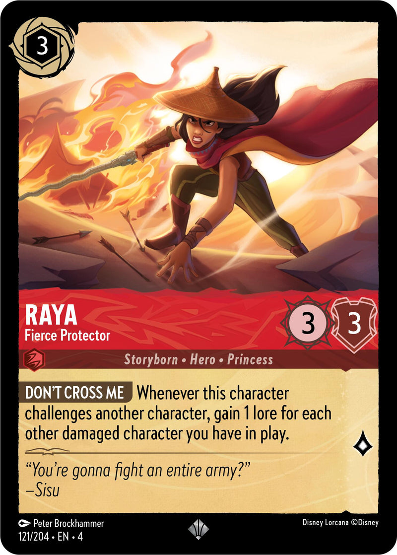 Raya - Fierce Protector (121/204) [Ursula's Return] - The Mythic Store | 24h Order Processing