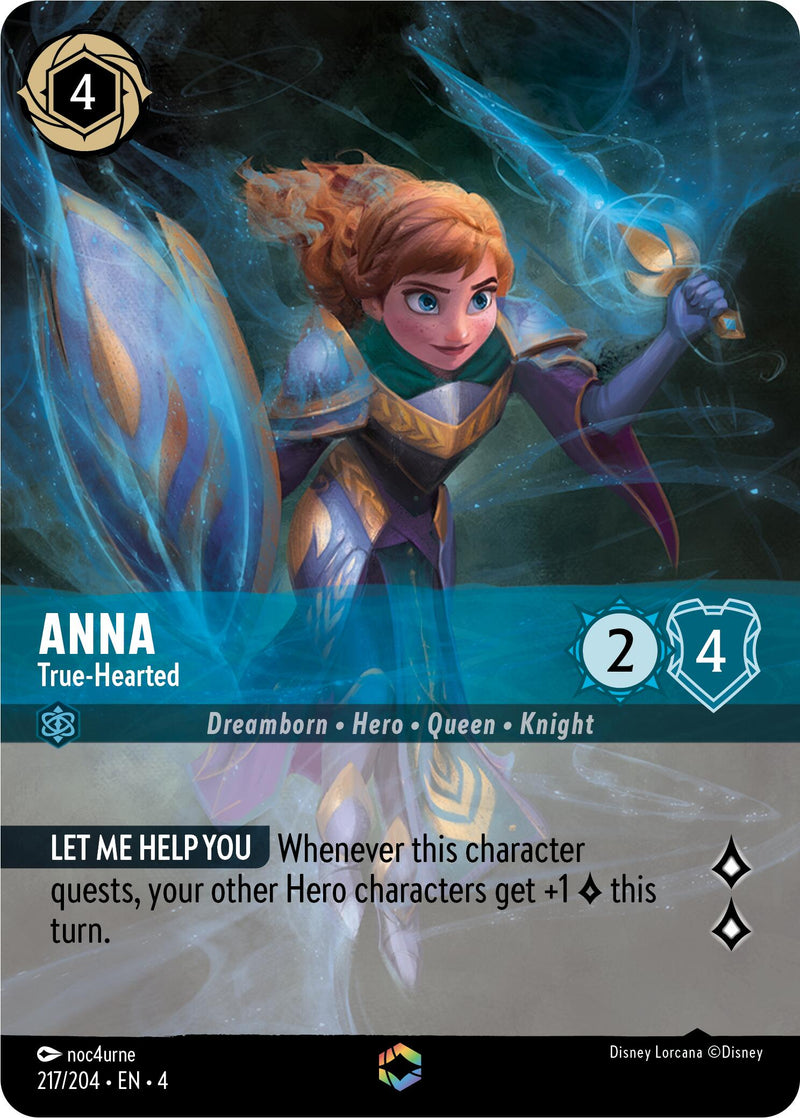 Anna - True-Hearted (Enchanted) (217/204) [Ursula's Return] - The Mythic Store | 24h Order Processing