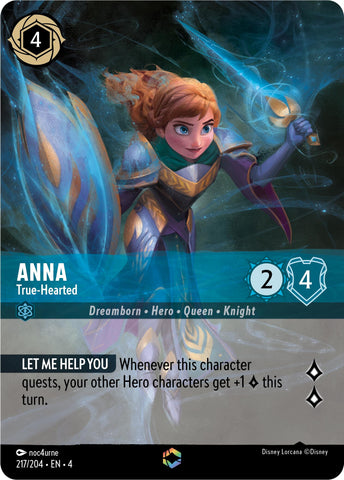 Anna - True-Hearted (Enchanted) (217/204) [Ursula's Return] - The Mythic Store | 24h Order Processing