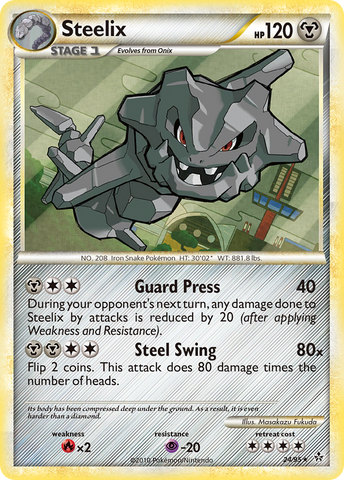 Steelix (24/95) [HeartGold & SoulSilver: Unleashed] - The Mythic Store | 24h Order Processing
