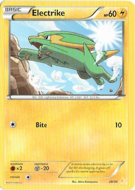 Electrike (28/30) [XY: Trainer Kit 3 - Pikachu Libre] - The Mythic Store | 24h Order Processing