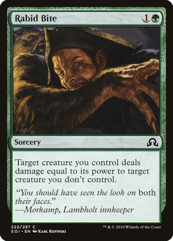 Rabid Bite [Shadows over Innistrad] - The Mythic Store | 24h Order Processing