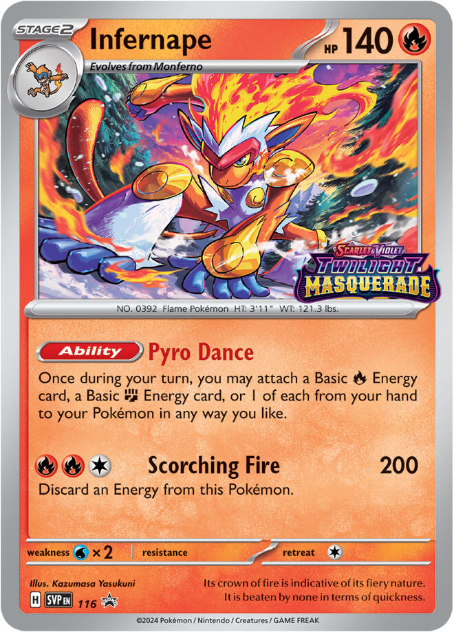 Infernape (116) [Scarlet & Violet: Black Star Promos] - The Mythic Store | 24h Order Processing
