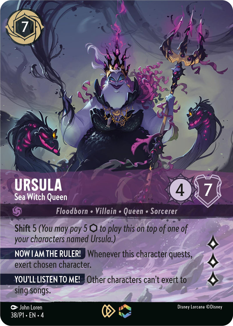 Ursula - Sea Witch Queen (Store Championship) (38) [Promo Cards] - The Mythic Store | 24h Order Processing