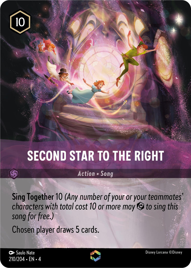 Second Star to the Right (Enchanted) (210/204) [Ursula's Return] - The Mythic Store | 24h Order Processing