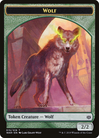 Wolf Token [War of the Spark Tokens] - The Mythic Store | 24h Order Processing