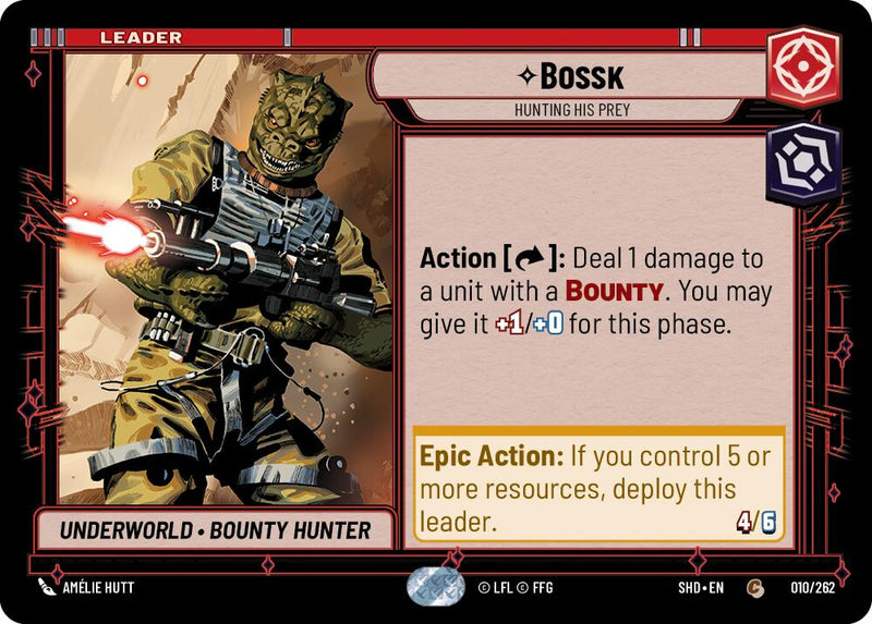 Bossk — Hunting His Prey (010/262) [Shadows of the Galaxy] - The Mythic Store | 24h Order Processing