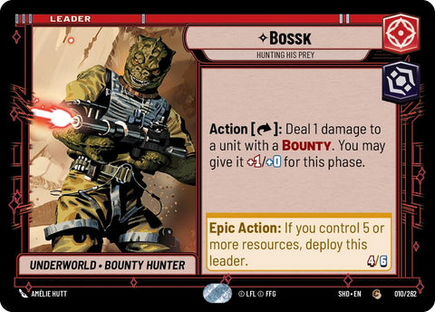 Bossk — Hunting His Prey (010/262) (010/262) [Shadows of the Galaxy] - The Mythic Store | 24h Order Processing