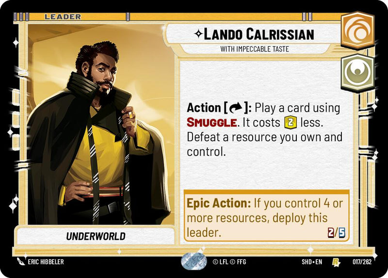 Lando Calrissian - With Impeccable Taste (017/262) [Shadows of the Galaxy] - The Mythic Store | 24h Order Processing