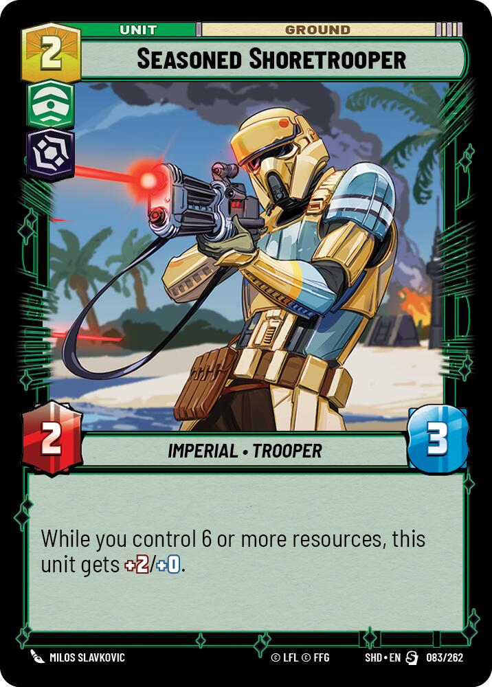 Seasoned Shoretrooper (083/262) [Shadows of the Galaxy] - The Mythic Store | 24h Order Processing