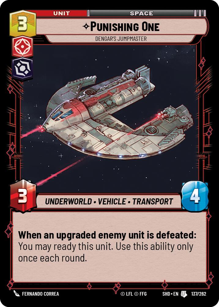 Punishing One - Dengar's Jumpmaster (137/262) [Shadows of the Galaxy] - The Mythic Store | 24h Order Processing