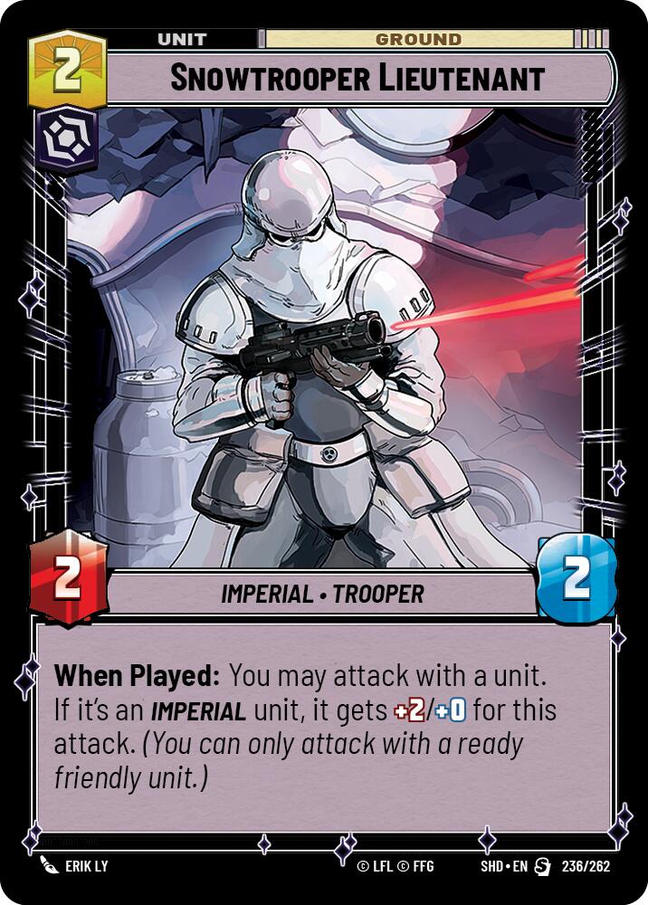 Snowtrooper Lieutenant (236/262) [Shadows of the Galaxy] - The Mythic Store | 24h Order Processing