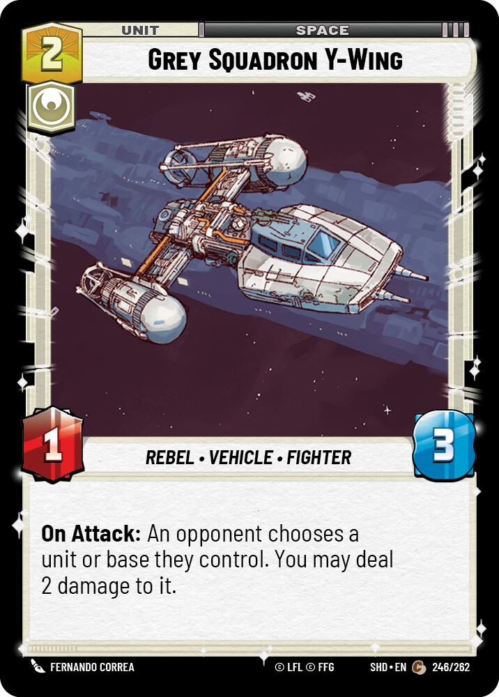 Grey Squadron Y-Wing (246/262) (246/262) [Shadows of the Galaxy] - The Mythic Store | 24h Order Processing