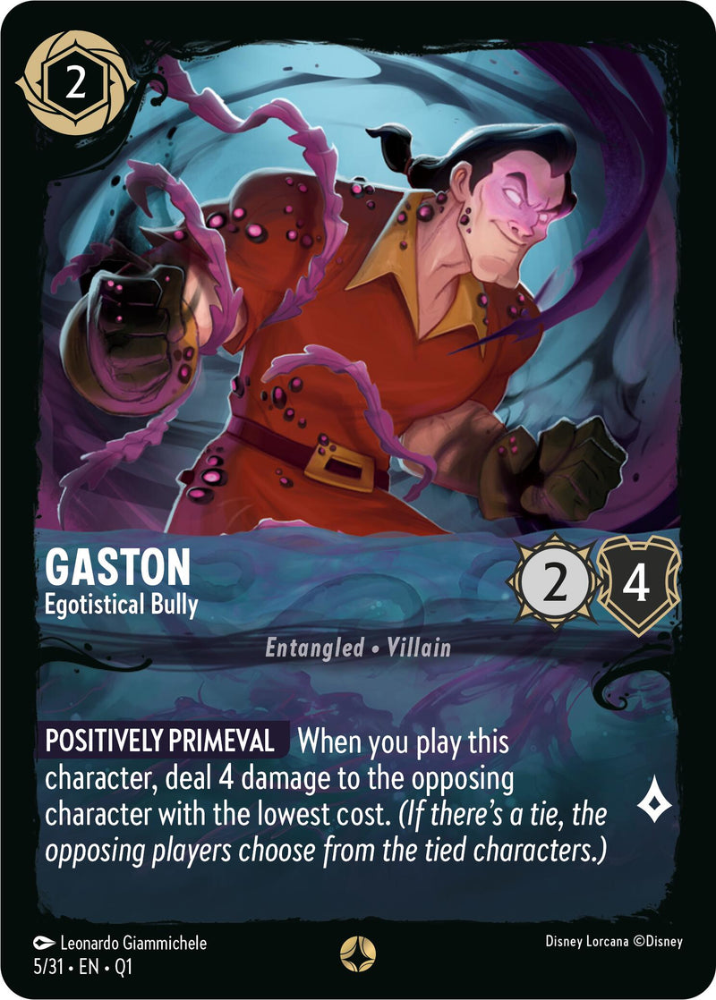 Gaston - Egotistical Bully (5/31) [Illumineer's Quest: Deep Trouble] - The Mythic Store | 24h Order Processing