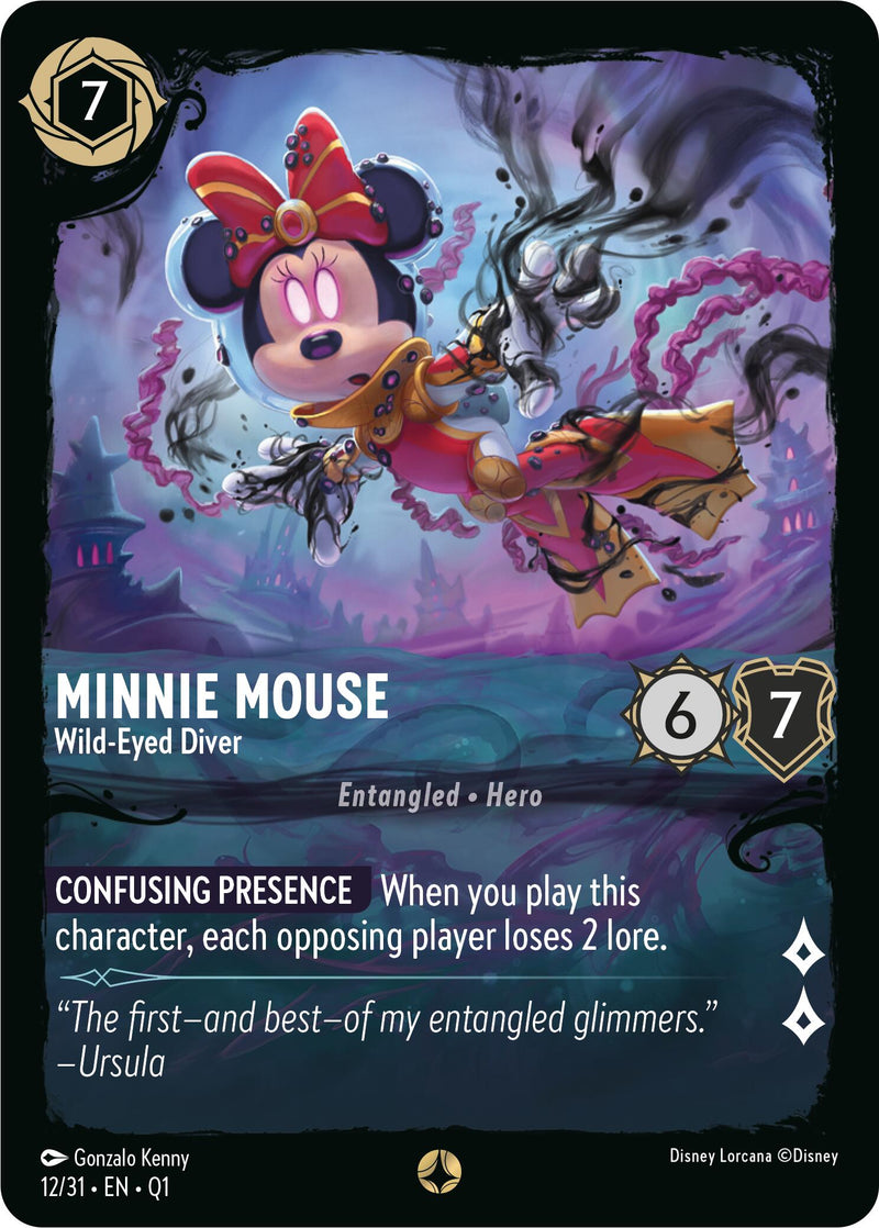 Minnie Mouse - Wild-Eyed Diver (12/31) [Illumineer's Quest: Deep Trouble] - The Mythic Store | 24h Order Processing