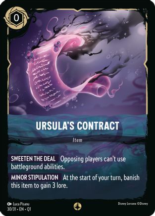 Ursula's Contract (30/31) [Illumineer's Quest: Deep Trouble] - The Mythic Store | 24h Order Processing