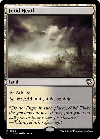 Fetid Heath [Outlaws of Thunder Junction Commander] - The Mythic Store | 24h Order Processing