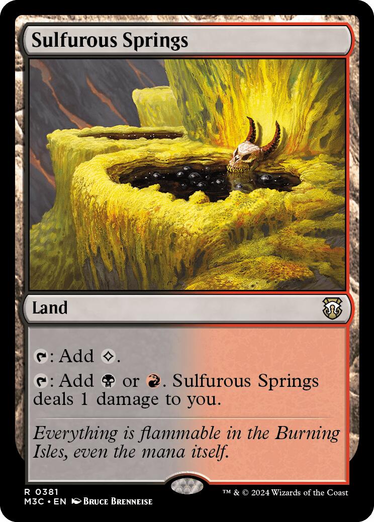 Sulfurous Springs [Modern Horizons 3 Commander] - The Mythic Store | 24h Order Processing