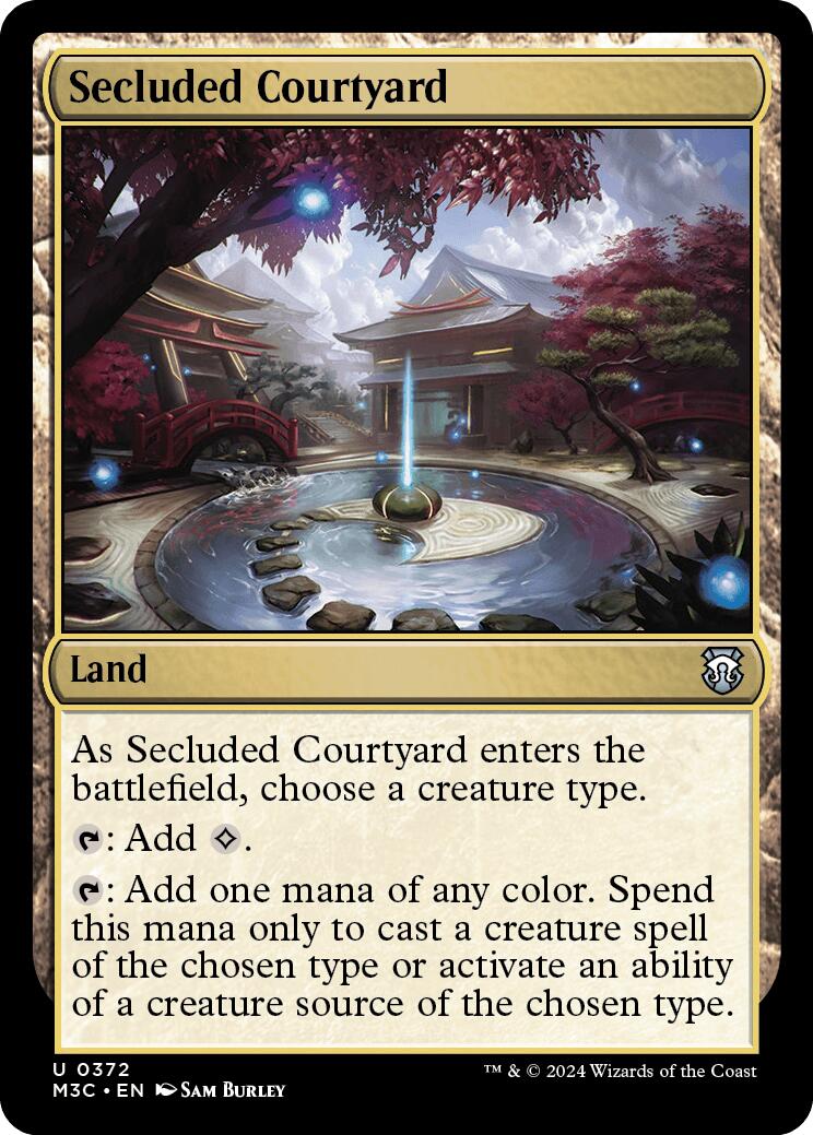 Secluded Courtyard [Modern Horizons 3 Commander] - The Mythic Store | 24h Order Processing