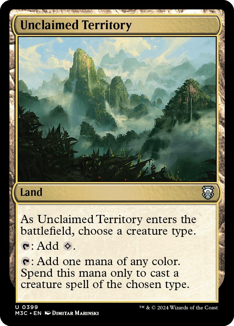 Unclaimed Territory [Modern Horizons 3 Commander] - The Mythic Store | 24h Order Processing