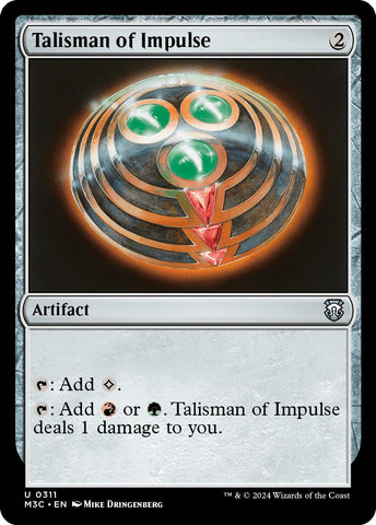Talisman of Impulse [Modern Horizons 3 Commander] - The Mythic Store | 24h Order Processing