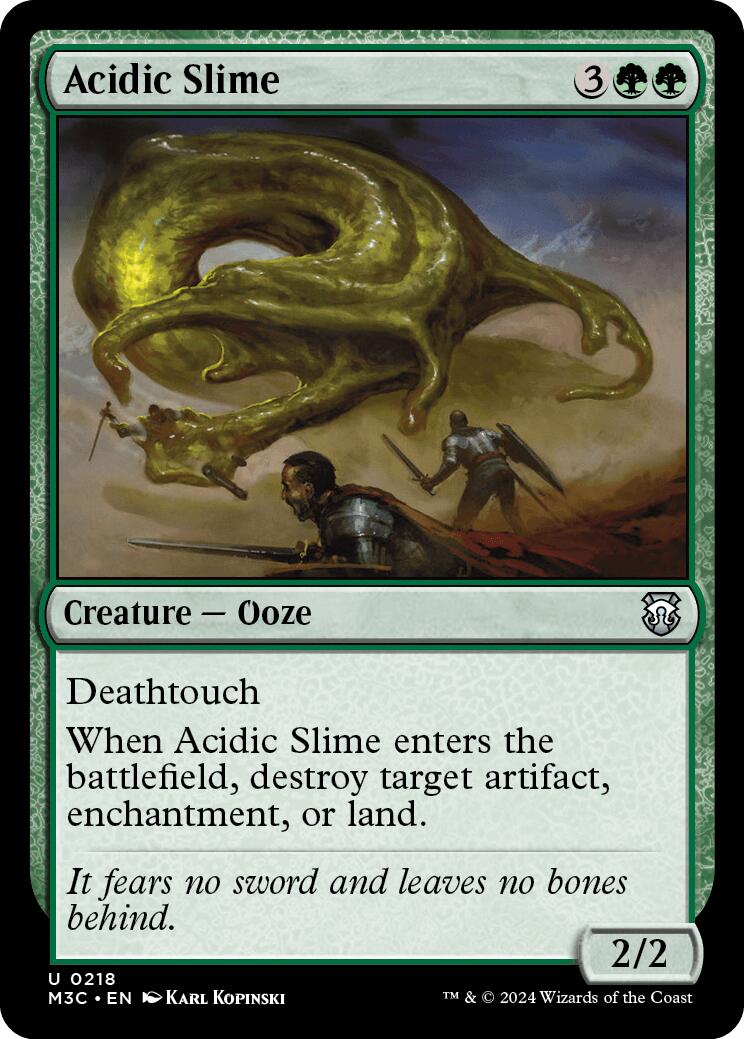 Acidic Slime [Modern Horizons 3 Commander] - The Mythic Store | 24h Order Processing