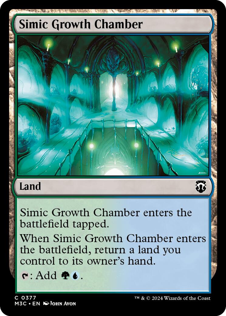 Simic Growth Chamber [Modern Horizons 3 Commander] - The Mythic Store | 24h Order Processing