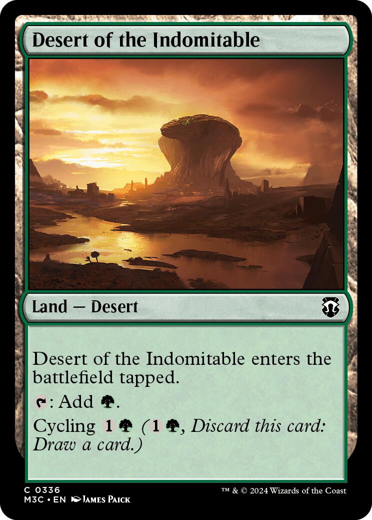 Desert of the Indomitable [Modern Horizons 3 Commander] - The Mythic Store | 24h Order Processing