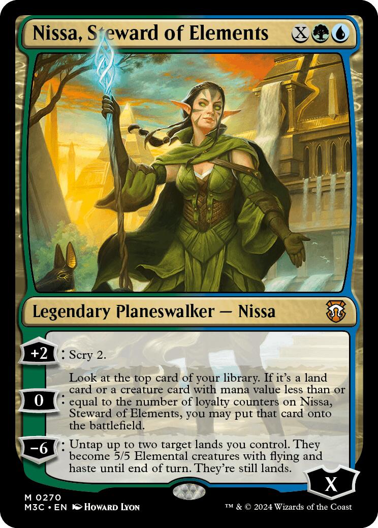 Nissa, Steward of Elements [Modern Horizons 3 Commander] - The Mythic Store | 24h Order Processing