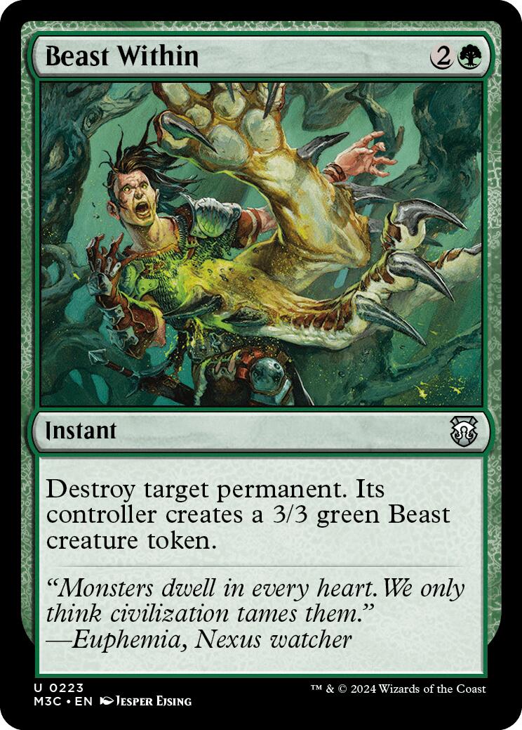 Beast Within [Modern Horizons 3 Commander] - The Mythic Store | 24h Order Processing