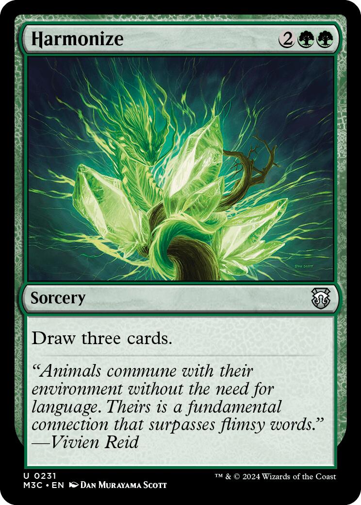 Harmonize [Modern Horizons 3 Commander] - The Mythic Store | 24h Order Processing