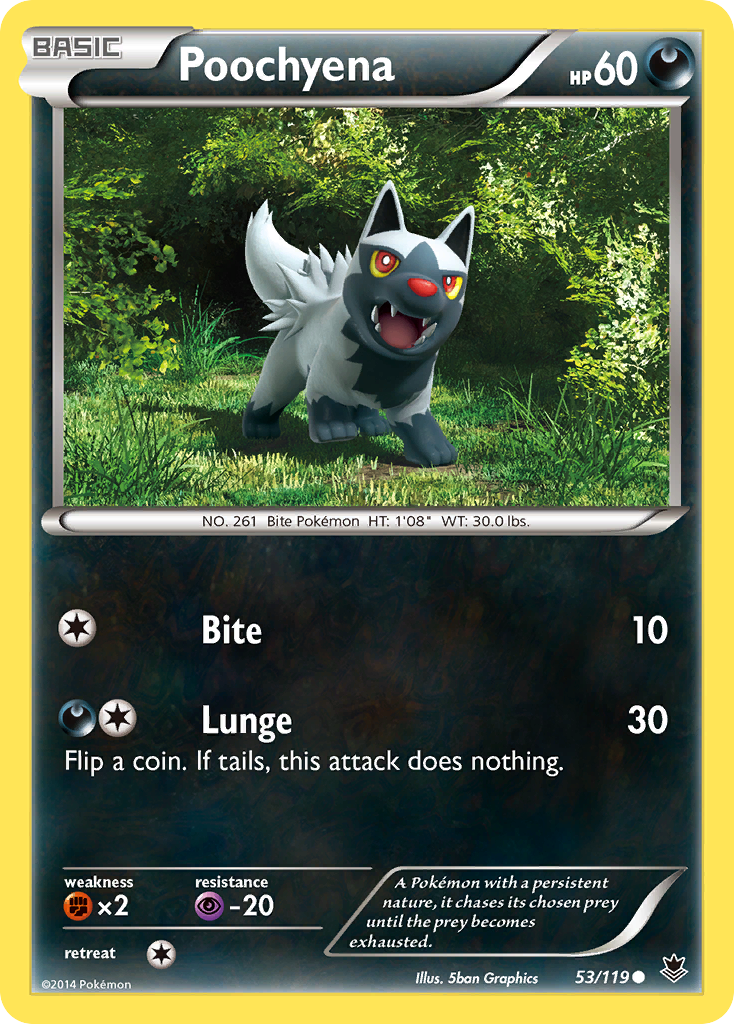 Poochyena (53/119) [XY: Phantom Forces] - The Mythic Store | 24h Order Processing