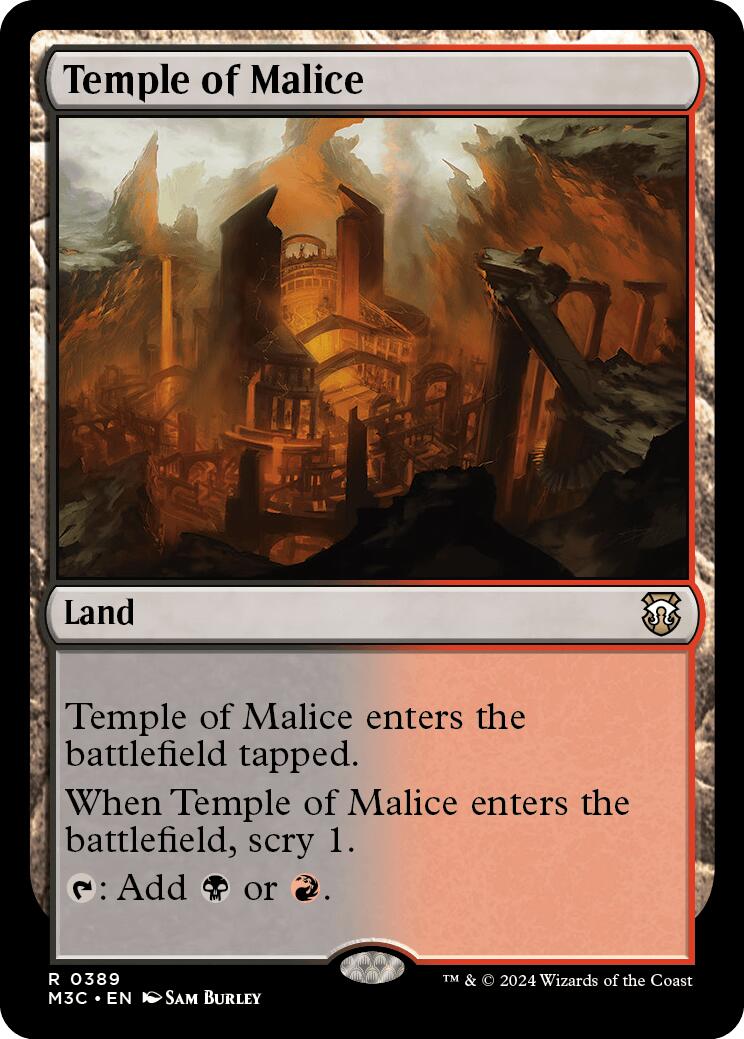 Temple of Malice [Modern Horizons 3 Commander] - The Mythic Store | 24h Order Processing