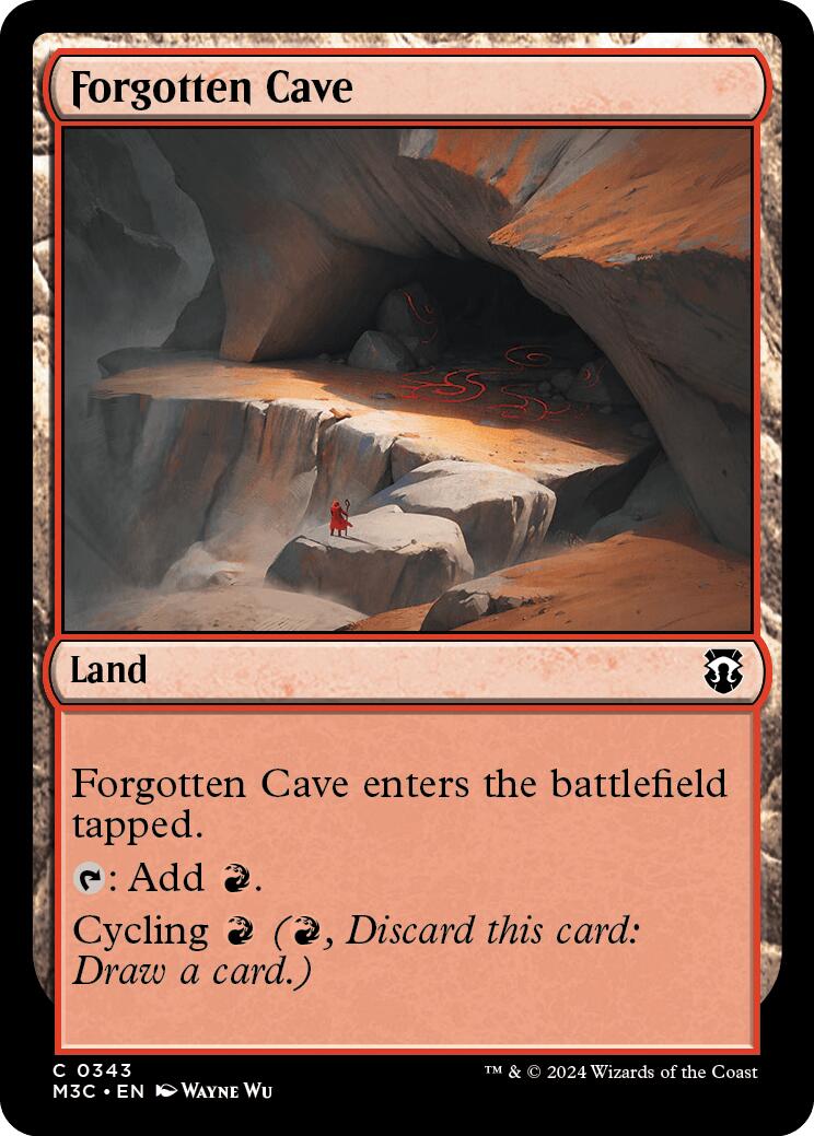 Forgotten Cave [Modern Horizons 3 Commander] - The Mythic Store | 24h Order Processing