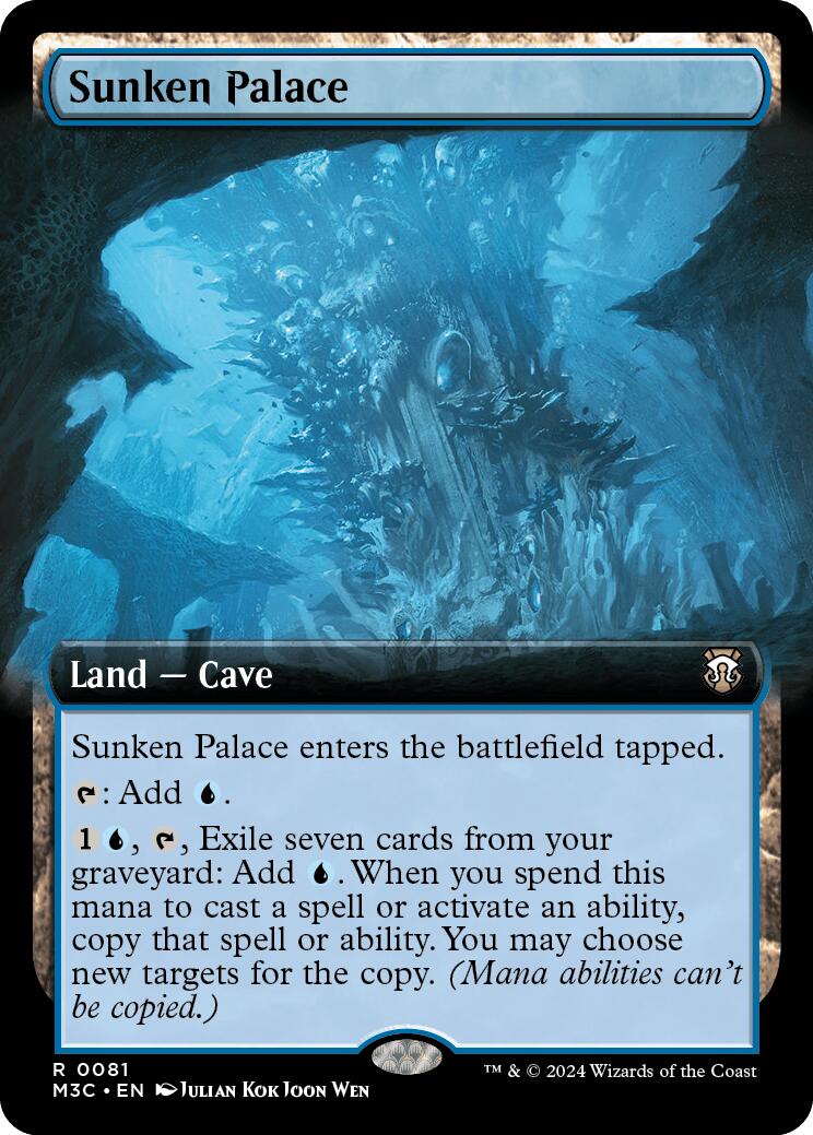 Sunken Palace (Extended Art) (Ripple Foil) [Modern Horizons 3 Commander] - The Mythic Store | 24h Order Processing