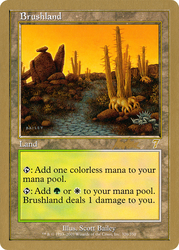 Brushland (Brian Kibler) [World Championship Decks 2002] - The Mythic Store | 24h Order Processing