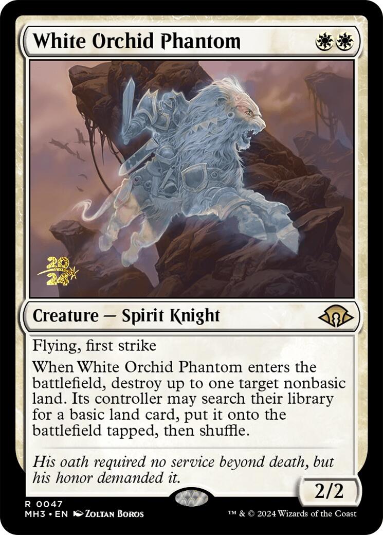 White Orchid Phantom [Modern Horizons 3 Prerelease Promos] - The Mythic Store | 24h Order Processing