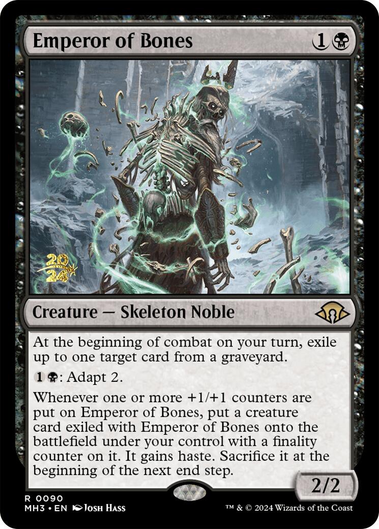 Emperor of Bones [Modern Horizons 3 Prerelease Promos] - The Mythic Store | 24h Order Processing